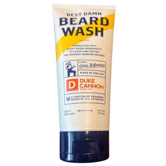 Best Damn Beard Wash 6 Oz By Duke Cannon - Picture 1 of 3